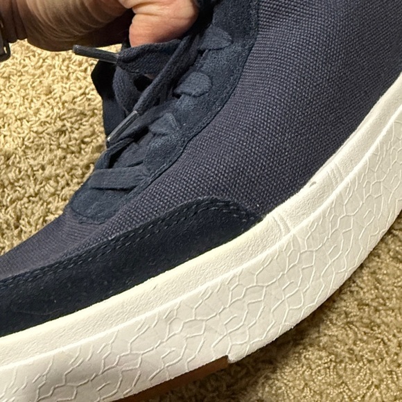 Kizik Prague Slip On Comfort Casual Canvas Shoes Mens 10 Navy Blue - Picture 9 of 9